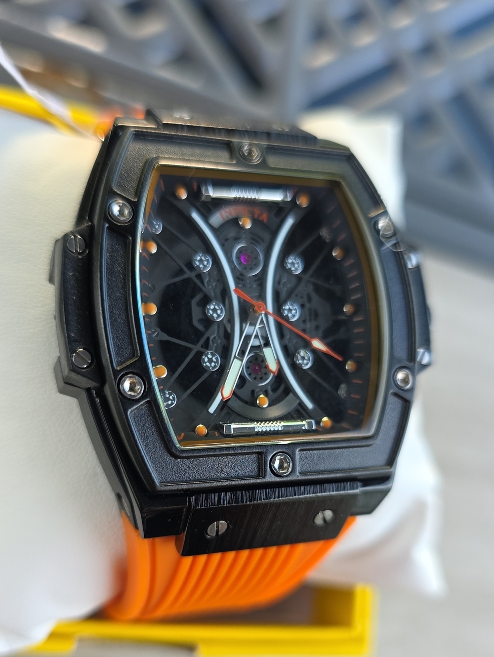 498. Invicta S1 Rally I (Model 69842) Black And Orange